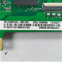 مادربرد –  لپ تاپ ایسوز X553m – پردازنده Celeron