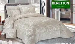روتختی دو نفره شانل مخمل ۸ تکه برند بنتون مدل NEW-ANGEL-3