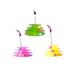 اسباب بازی گربه یونیورس برج سه طبقه مدل Tower Balls