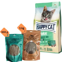 غذای گربه بالغ هپی کت مینکاس 500 گرمی