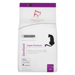 غذای خشک گربه برند سلبن عقیم شده بسته 2.5 کیلویی