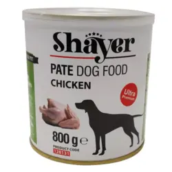 پته کنسرو مرغ سگ شایر 800 گرم