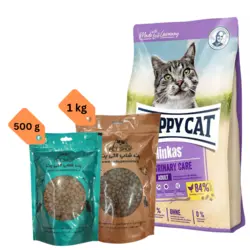 غذای گربه بالغ هپی کت یورینری 500 گرمی