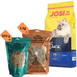 غذای گربه بالغ جوسرا طعم اردک 500 گرمی