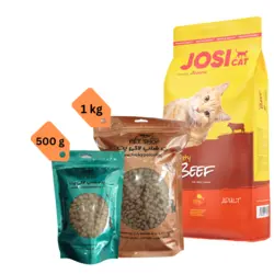 غذای گربه بالغ جوسرا طعم گوشت 500 گرمی