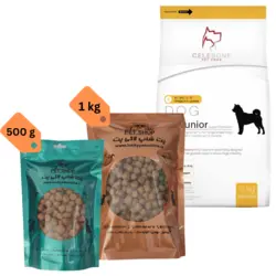 غذای خشک سگ نژاد بزرگ جوان سلبن 500 گرمی