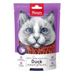 غذای تشویقی گربه ونپی مدل Duck Jerky Strips وزن 80 گرم