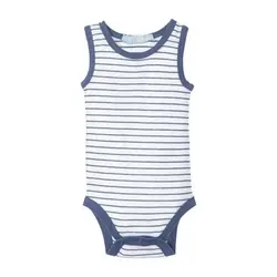 پک دوعددی بادی زیردکمه دار سوزنی سفید و سرمه ای راه راه