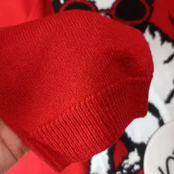 پلیور بافت قرمز هاپو