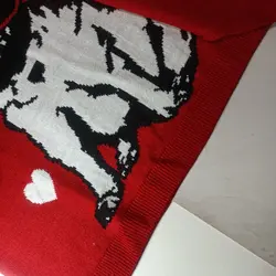 پلیور بافت قرمز هاپو