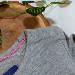 ست بلوز و لگ طوسی پولک برگردان