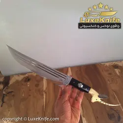 چاقوی شکاری کلکسیونی طرح قوچ استاد زمانی