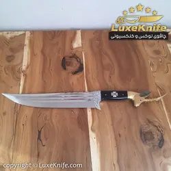 چاقوی شکاری کلکسیونی طرح قوچ استاد زمانی