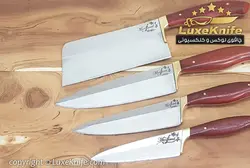 ست چاقوی آشپزخانه 4 پارچه درجه یک زنجان مدل الماس