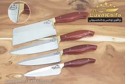 ست چاقوی آشپزخانه 4 پارچه درجه یک زنجان مدل الماس