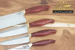 ست چاقوی آشپزخانه 4 پارچه درجه یک زنجان مدل الماس