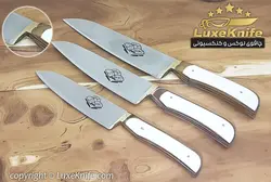 سرویس چاقوی آشپزخانه استاد حیدری (ست 3 تایی با جعبه )