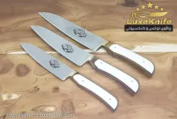 سرویس چاقوی آشپزخانه استاد حیدری (ست 3 تایی با جعبه )