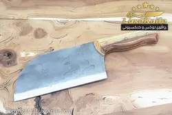 ساطور فولادی مخصوص استخوان و قصابی طرح صربستانی