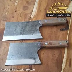 ساطور قصابی فولادی دست ساز زنجان مدل کیان