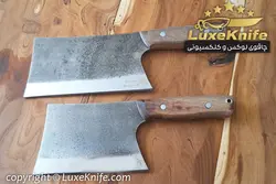 ساطور قصابی فولادی دست ساز زنجان مدل کیان