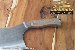 ساطور قصابی فولادی دست ساز زنجان مدل رادین