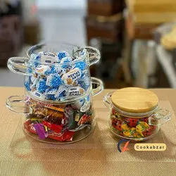 برج تنقلات (بانکه) پیرکس بروسیلیکات با درب بامبو