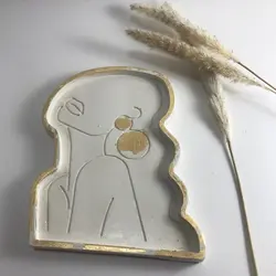 اکسسوری سنگ مصنوعی سینی و نظم دهنده جواهرات مدل دختر برند لیراآیکون کد (۱۲۸)