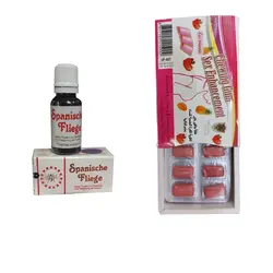قطره اسپانیش فلای سفید المانی دوز1 + ادامس تحریک کننده بانوان جگوار