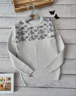 بافت گپ دخترانه طرح پروانه (کد 163) | مناسب 8 تا 14 سال