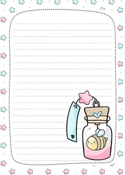 برگه خام املا زنبور صلح جو فانتزی رنگی مناسب کودک