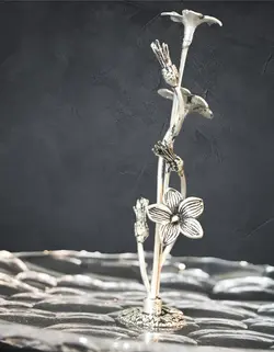 بشقاب شیرینی تک گل