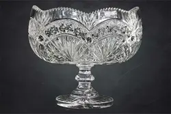 کشکول کریستال نقره