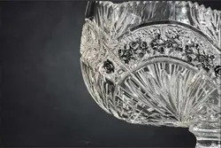 کشکول کریستال نقره