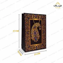 ساک دستی بت جقه درشت گلاسه ۲۵۰ گرم بهمراه سلفون حرارتی مات