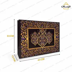 ساک دستی بت جقه درشت گلاسه ۲۵۰ گرم بهمراه سلفون حرارتی مات