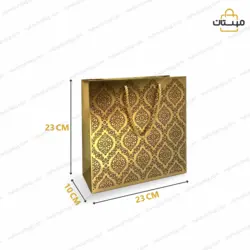 ساک دستی گلاسه ۲۵۰ گرم  متالایز طلایی