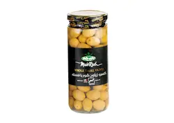 کنسرو زیتون شور با‌هسته ۵۰۰گرمی ماه‌راد