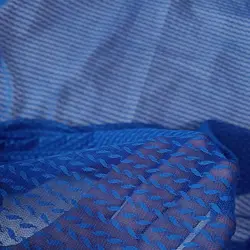 پارچه/تور/برگی/آبی کاربنی