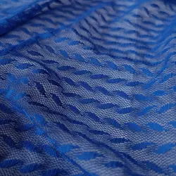 پارچه/تور/برگی/آبی کاربنی