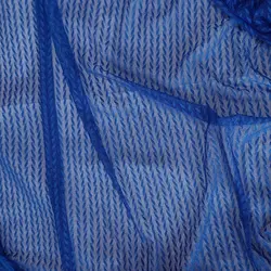 پارچه/تور/برگی/آبی کاربنی