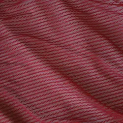 پارچه/تور/برگی/قرمز