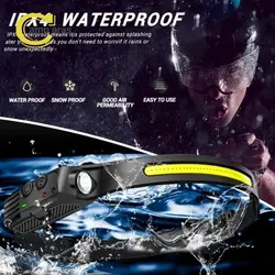 چراغ پیشانی (هدلایت) تک لاین  سنسور دار  مدل W689-1