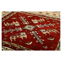 گبه دستبافت شش متری طرح قشقایی کد 564517