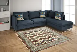 گبه دستبافت چهار متری طرح قشقایی نقشه سراسر کد 564535