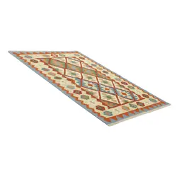 گلیم دستبافت چهار متری طرح قشقایی کد 567812