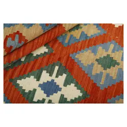گلیم دستبافت سه متری طرح قشقایی کد 567815