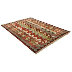 گلیم دستبافت چهار متری طرح قشقایی کد 596620