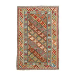 گلیم دستبافت چهار متری طرح قشقایی کد 596466