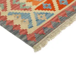 گلیم دستبافت چهار متری طرح قشقایی کد 596466